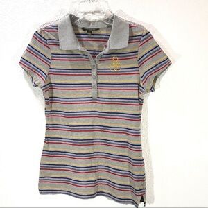 Rocawear Rainbow Striped Polo